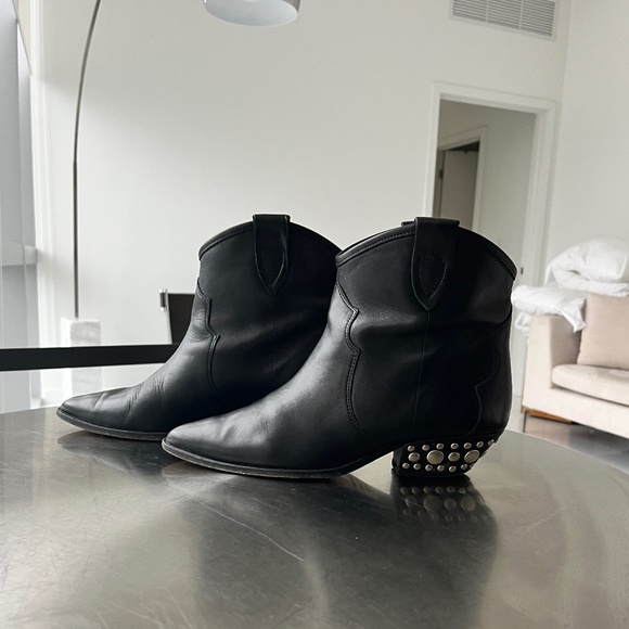 Isabel Marant Dawyna Ankle Boots, 100% Leather, Size 40 - Picture 7 of 12